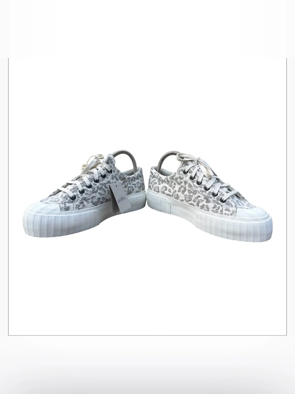 Superga 2631 Stripe Platform Jacquard Animalier Sneaker Women Sz 41 US 9.5 NWT